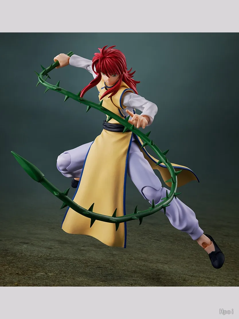 BANDAI S.H.Figuarts Yu Yu Hakusho Kurama Original Action Figure Collectible Model Gift Authentic Figure Model