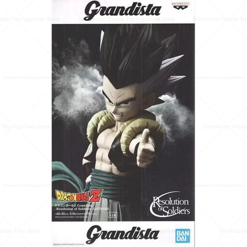 In Stock Bandai Original Banpresto Grandista Anime Dragon Ball Z Resolution Gotenks Action Figures Model Collection Toys Gift DT