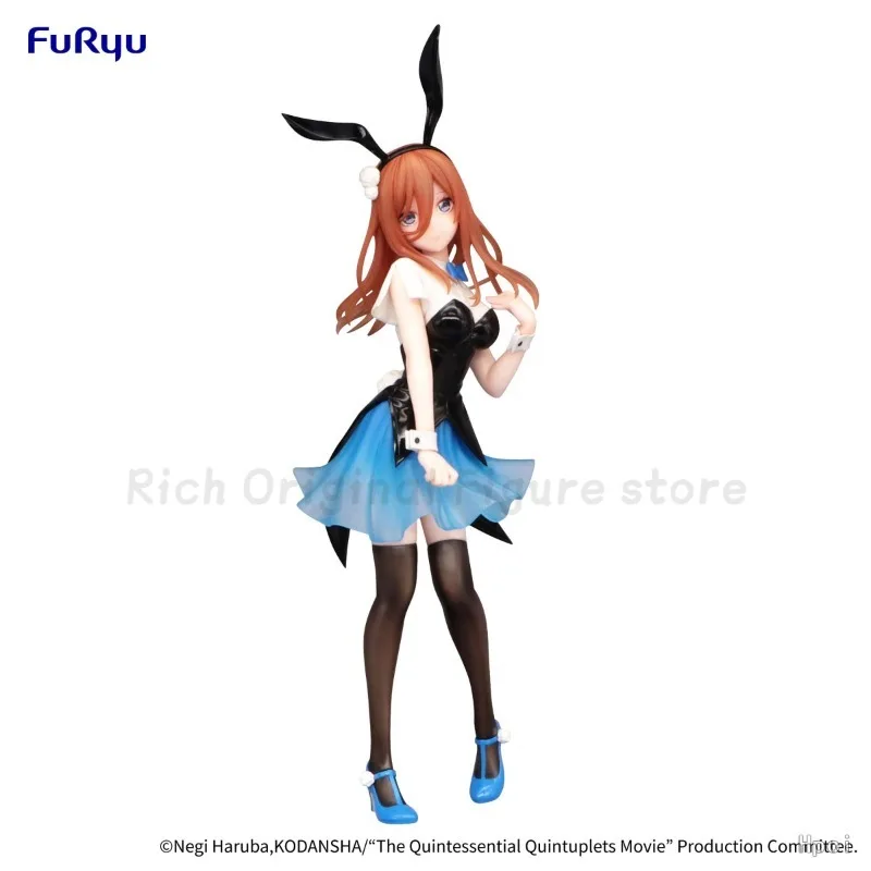 【In Stock】Original FuRyu The Quintessential Quintuplets Trio-Try-iT Figure Nakano Miku Bunny Girl Models Anime Ornaments Figures