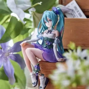 New Anime Figure Hatsune Miku Morning Glory Fairy Noodle Stopper Miku Action Figure PVC Collection Model Ornament Toys Gifts