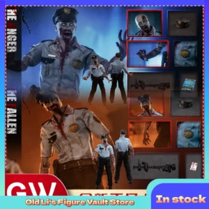 In Stock 1/12 Patriot Studio Resident Evil Original Color Fallen Anger White Limited Zombie Police Action Figure Toy Collection