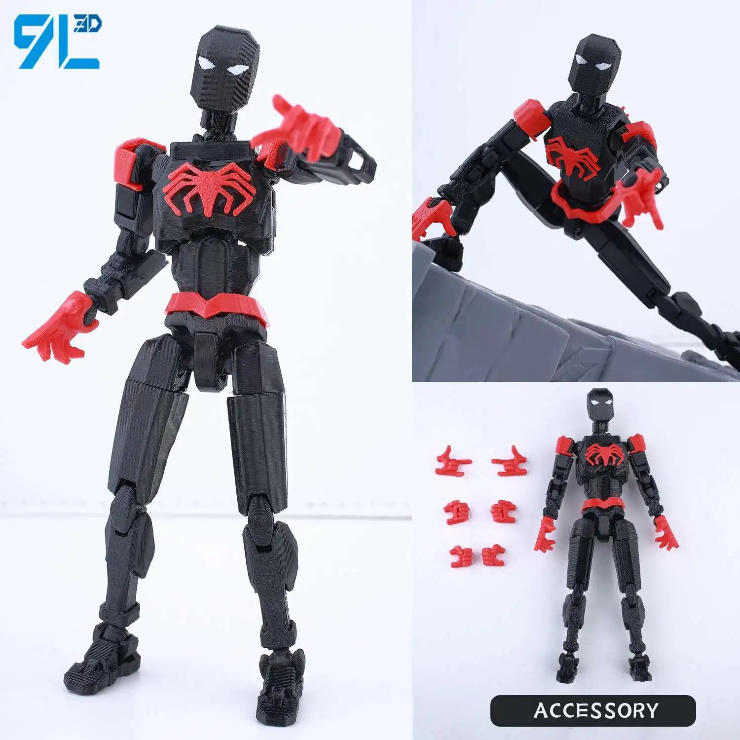 9L3D Printed Jujutsu Kaisen 3D Mini Figures, Satoru Gojo & Geto Suguru Action Model, Anime PVC Collectible Statue, Gift for Fans - Image 8