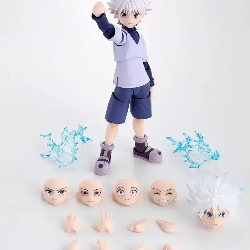 New In Stock S.H.F Iguarts Anime Hunter X Hunter Killua Zoldyck Gon Freecss Action Figure Toys Pvc Model Collection Joint Doll