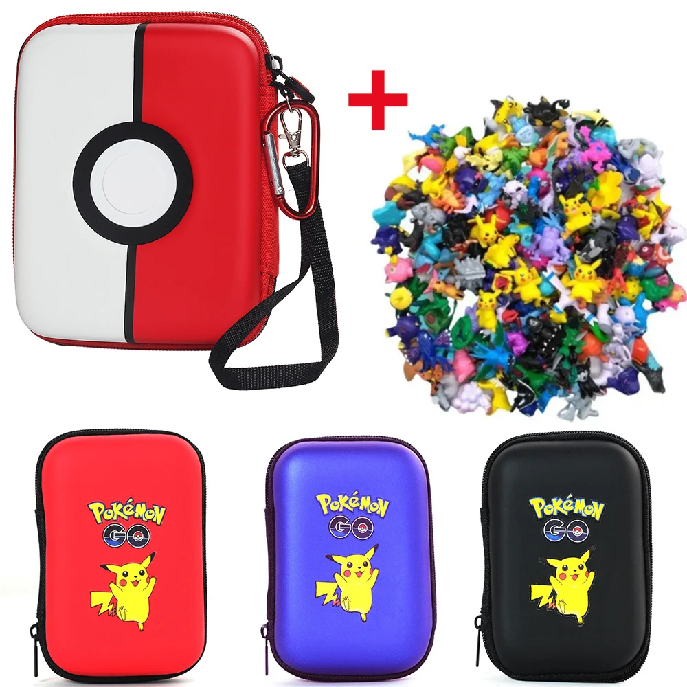 144 Pocket Monsters Toy Anime Pikachu Action Doll Storage Bag Flash Card Collection Bag Children's Christmas Gift - Image 5