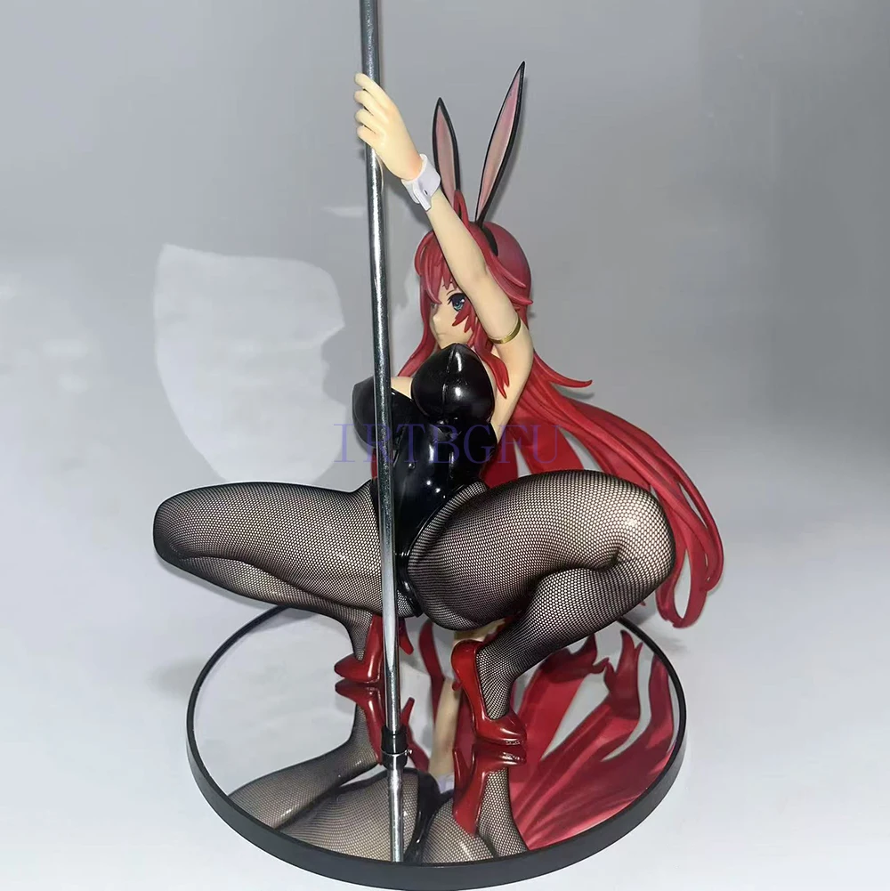 40cm B-style Bunny 1/4 FREEing High School D×D HERO Rias Gremory Pole Anime PVC Action Figure Toy Game Collectible Model Doll