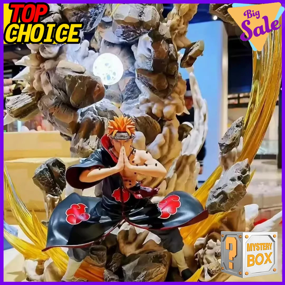 Naruto Anime Figure Blind Box 12 PCS Set Random Character Collectible Toys Japanese Manga Series Gift for Fans Birthday