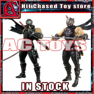 In Stock AC Factory Toys Ninja Gaiden Ryu Hayabusa Action Figures Kaiyodo Revoltech Figurine Ko Model Kids Gift Toys