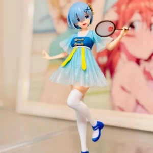 Re Zero Rem Anime Action Figure 2024 New Chinese Style Hanfu Model Toy Three Color Options Collectible Desktop Decor Anime Fans
