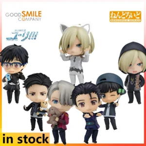 GSC Q-version Movable and Exquisite Figurines Nendoroid Series, Yuri Anime Character Models on Ice, As Holiday Gifts for Friends