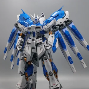 Bandai Hi-V Action Figure Gl Model Rg Rx-93-V2 1/144 Assembly Model Kit Scale Plastic Robot Model Toys Christmas Gifts