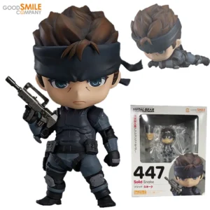 Original in Stock Good Smile Company Nendoroid (#447) Metal Gear Solid - Solid Snake Anime Figure Action Figure Model Decoration