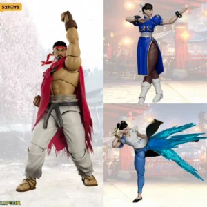 Presale 52toys Lightning Dance Articulated Figure Street Fighter 6 Chun-Li Ryu Collectible Decoration Ornament Model Toy Gifts