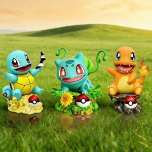 10cm Anime Pokemon Action Figure Charmander Bulbasaur Squirtle Figures Pvc Statue Ornament Collection Model Toys for Children