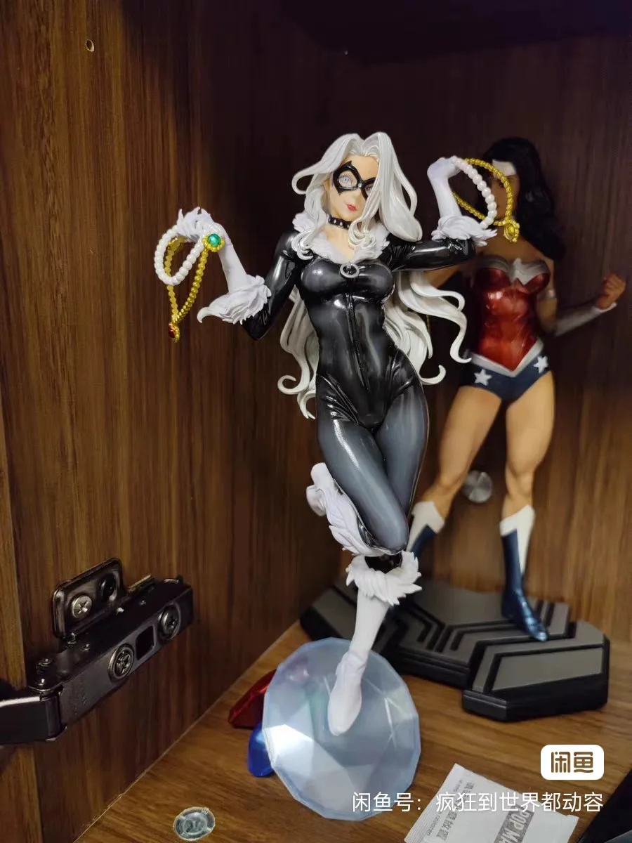 Marvel Black Cat 25cm Bishoujo Pvc Action Figure – Collectible Model Toy Display Doll For Desktop Decoration Ideal Birthday Gift