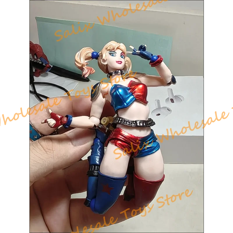 In Stock Arkahm Factory MAX Factory Harley Quinn Kaiyodo Revoltech Yamaguchi Ko Model Harley Quinn Action Figure Gifts Toys