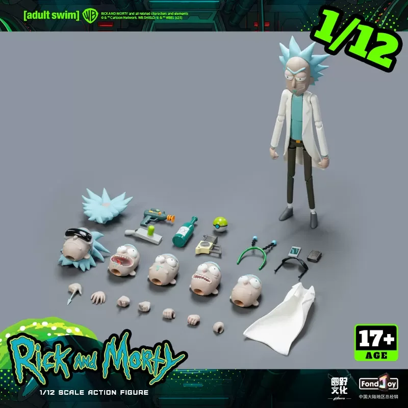 In Stock Brand Fondjoy Genuine Action Figure Adult Swim Anime Action Figures Figurine 1/12 Model Toy Joint Movable Gift Toys New - Image 7