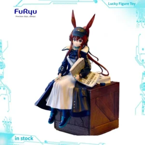 【Original】FuRyu Arknights Noodle Stopper Figure Amiya - Newsboy Version Model Classic Anime Toys