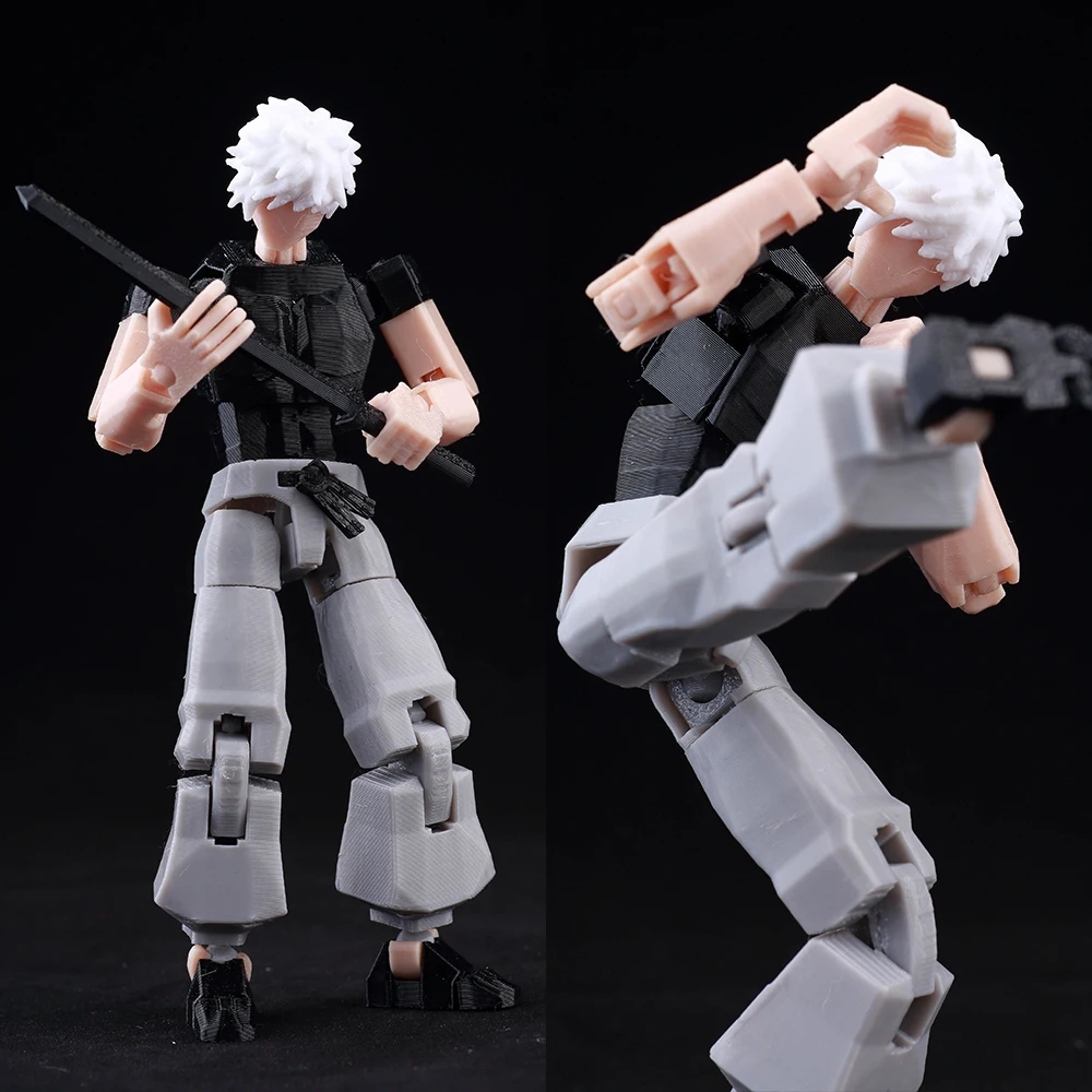 9L3D Printed Jujutsu Kaisen 3D Mini Figures, Satoru Gojo & Geto Suguru Action Model, Anime PVC Collectible Statue, Gift for Fans - Image 5