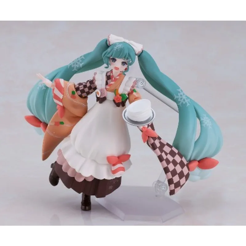 GSC Genuine FIGMA Anime Figure #EX-068 Snow Miku 140mm Action Figure Toys for Boys Kids Gift Collectible Model Ornaments - Image 4