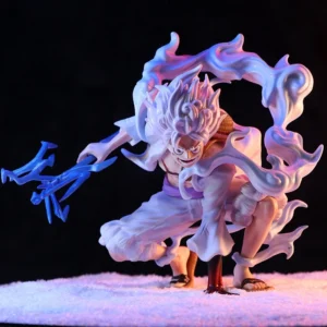 19cm Anime Luffy One Piece Figure Nika Luffy Gear 5th Action Figure Gear 5 Sun God Pvc Figurine Gk Statue Model Decoration Toys
