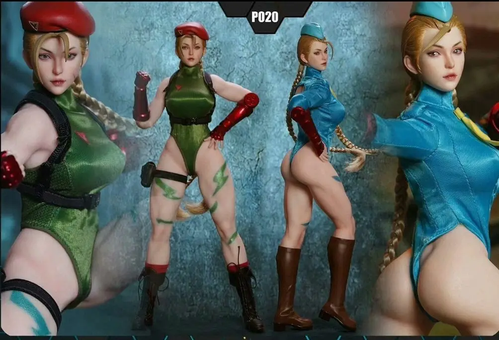 In-stock PLAY TOY 1/6 Street Fighter Cammy Fighting Female Warrior P020 Action Figure Model Collectible Gift
