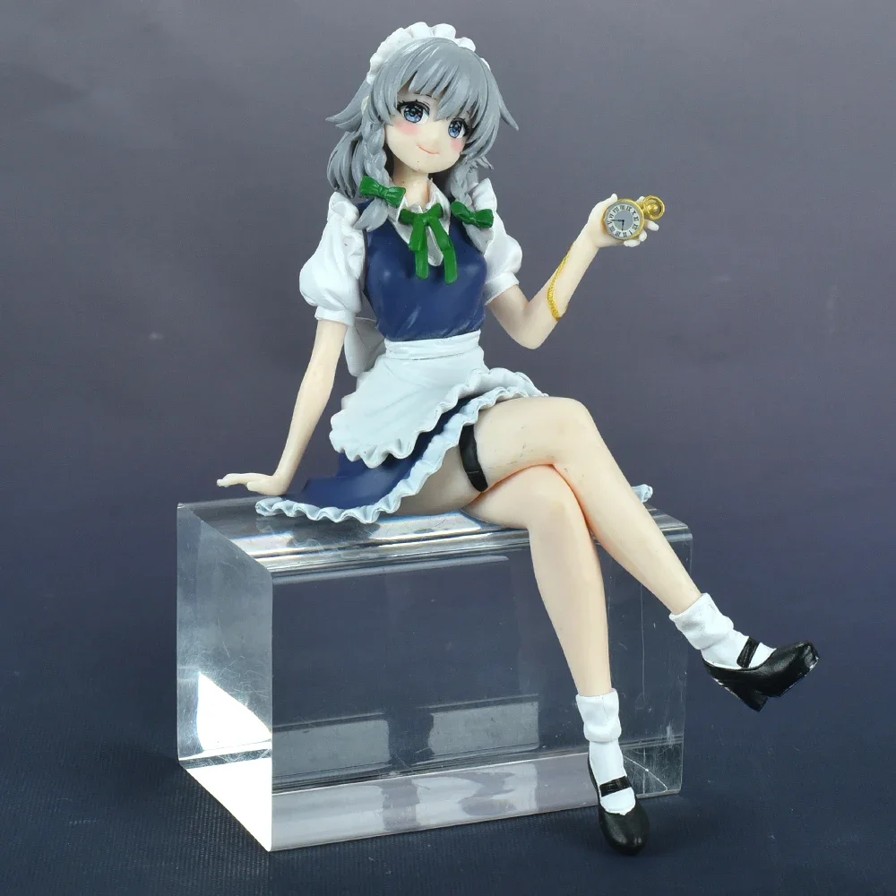 16CM Touhou Project Anime Figure Izayoi Sakuya PVC Action Figure Collectible Model Toys Kid Gift Cartoon Ornaments Doll