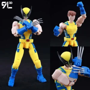 9L3D Printed Anime Characters Lucky Dummy 13 Action Figures Deadpool Wolverine Multi-Jointed Movable Shapeshift Mannequin Toys