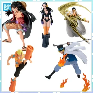 Bandai Original BANPRESTO Anime ONE PIECE BRC Borsalino Sanji Robin Luffy Sabo PVC Action Figure Collectible Model Toy Gifts