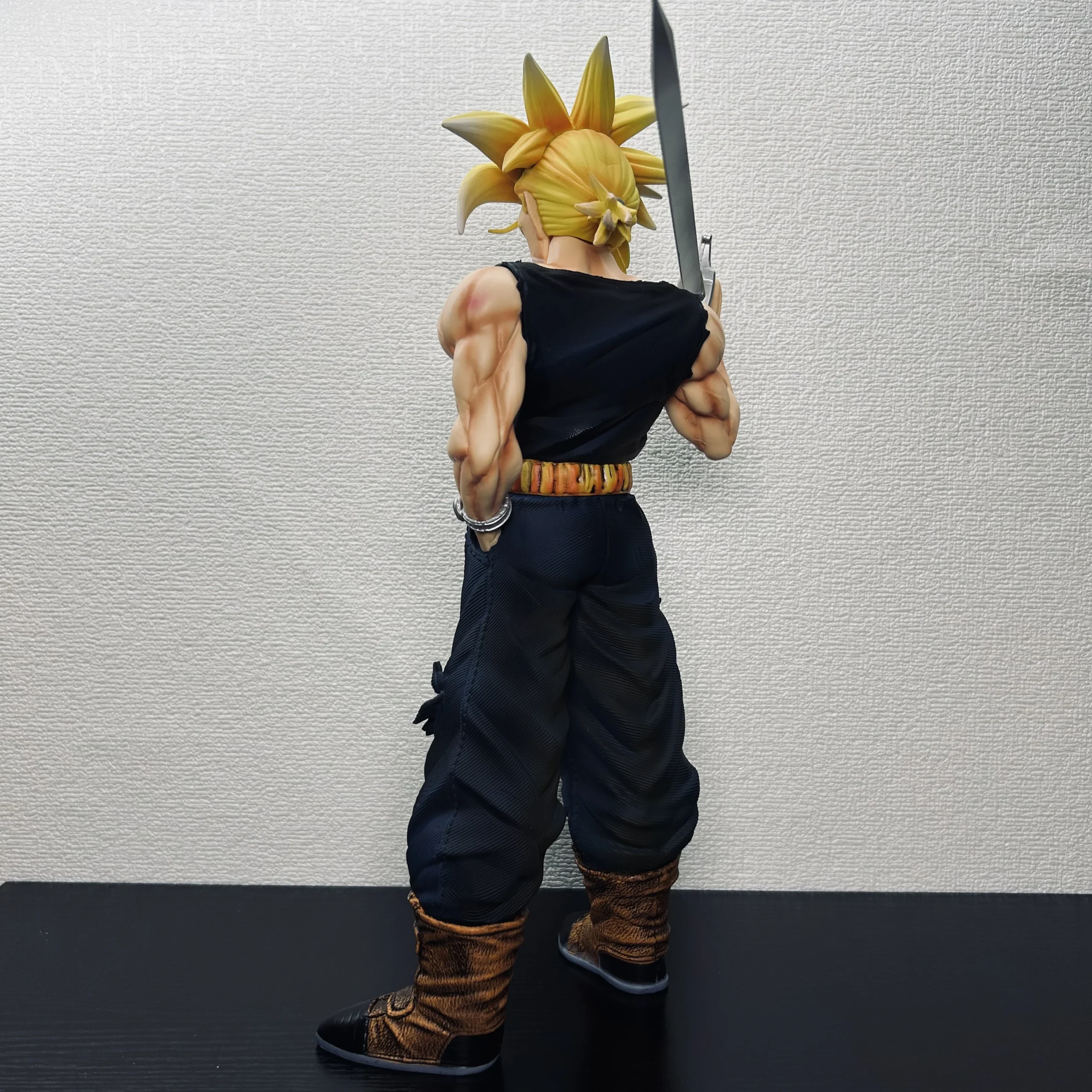 32cm/12.59inch Dragon Ball Z Trunks Figure Replace Heads Future Trunks Super Saiyan Action Figures Collection Mode Toys Gifts - Image 3