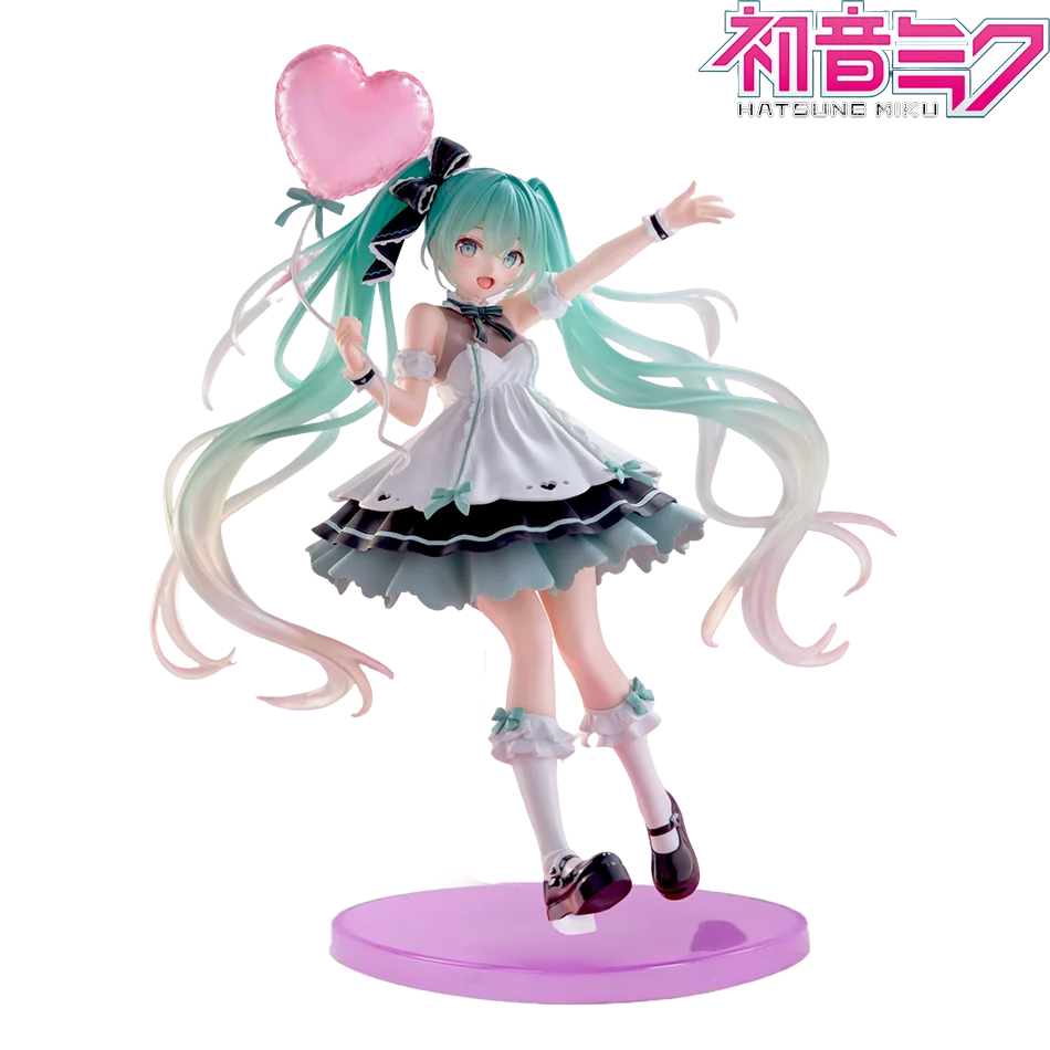 Anime Hatsune Miku 19CM Birthday Party Styling Action Figure Model Toy Cute Action Model PVC Collection Desktop Accessories Gift