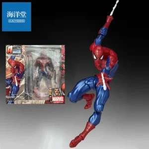 KAIYODO Genuine Amazing Yamaguchi Anime Figure Spider-Man 160mm Action Figure Toys for Boy Kids Gift Collectible Model Ornaments