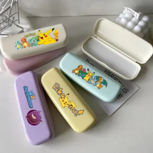 Pikachu Pokemon Optical Frames Glasses Case Plastic Sunglasses Glasses Box Hard Eyeglasses Case Reading Glasses Case