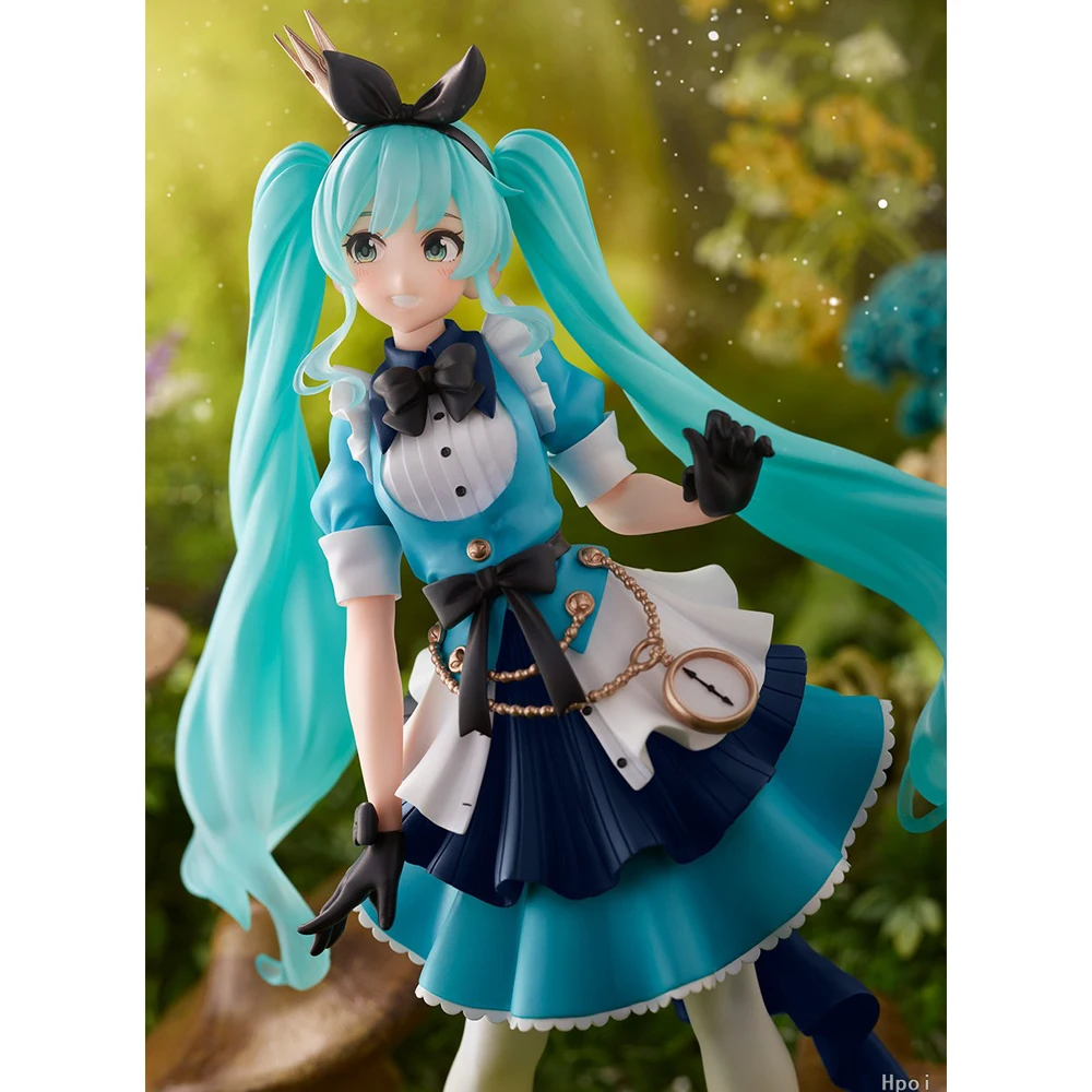 Original Taito Hatsune Miku Princess Amp Figure Alice Ver.prize Figure 21Cm Collection Model Toy Gift Genuine In Stock