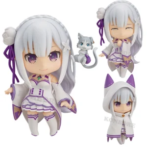 #751 Re:ZERO -Starting Life in Another World Emilia Anime Figure Emilia/Rem/Ram Action Figure Collectible Model Doll Toys Gifts