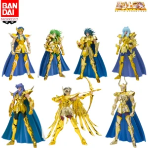 In Stock Bandai Original Banpresto Saint Seiya Milo Aioro Action Figure Model Doll Brand New Boxed Garage Ornaments Collectible