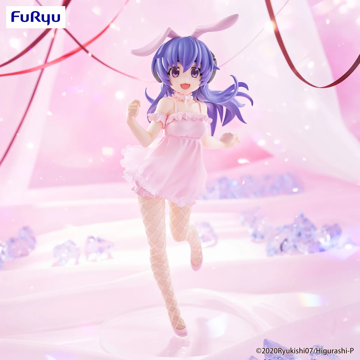 In Stock FuRyu Original Higurashi When They Cry Furude Hanyu BiCute Bunnies Series 23cm Anime Figure Collectible Model Toy Gift