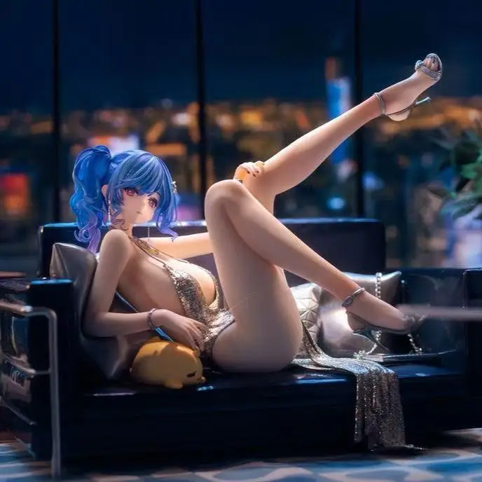 16cm Azur Lane St Luxurious Sofa Ver Girl Figure Pvc Anime Sexy Full Dress Girl Action Toy collection Model Doll Gift