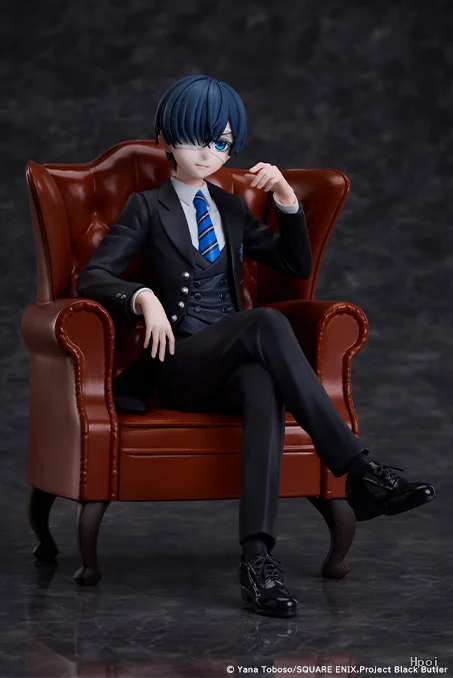 In Stock Original ANIPLEX+ Black Butler Boarding School Edition Ciel Phantomhive 15CM Animation Figure Comic Character Model - Image 4