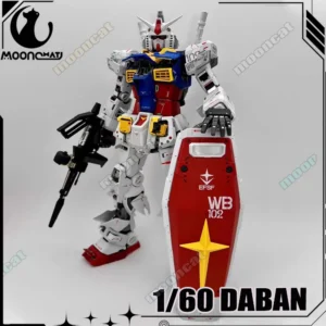1/60 Daban Pgu Pg 2.0 Rx-78-2 High-Precision Framework Assembly Action Figure Doll Model Kit Figures Collection Toy Holiday Gift