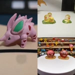 Shiny Paras Clefairy Cloyster Shiny Diglett Shiny Horsea Meowth Paraster‌ High Quality Small Model Collection Ornament Toys Gift