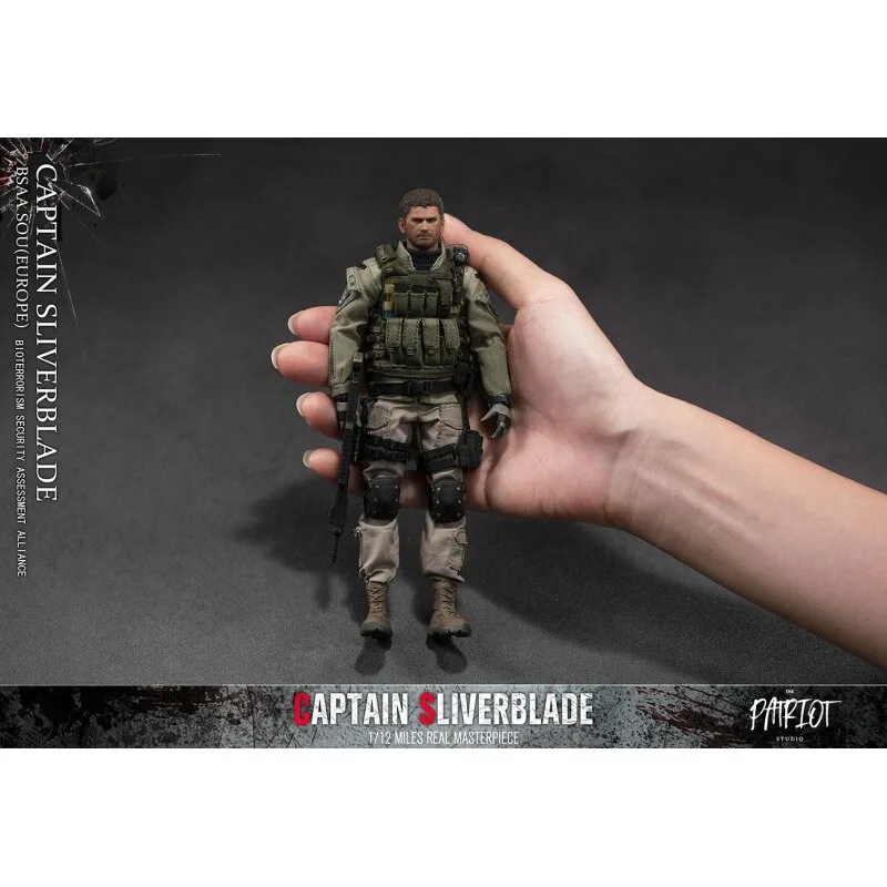 Pre-sale 1/12 Resident Evil Movable Joint Military Dolls Model for 6-inch Soldiers Collect Ornaments