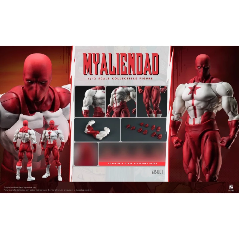 ZOOMRIG ZR-001 Omni-Man Anime Action Figures Invincible Figurine Mark Grayson Statue PVC figures Model Joint Movable toys gifts