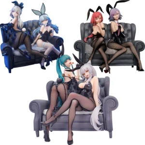 Original Sukyu Yueli Ijinkan Bunny Girl First calyx Jade from the sky Anime PVC Action Figure Toy Game Collectible Model Doll