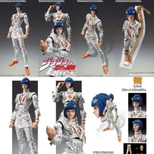 Jojo’s Bizarre Adventure: Golden Wind Bruno Buccellati Anime Mobile Articulated Action Figure Model Kit Desk Ornament Toys Gift