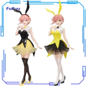 In Stock FuRyu Original Genuine Trio-Try-iT Figure Anime The Quintessential Quintuplets Nakano Ichika Bunny 24cm Model Toys Gift