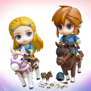 1212 DX The Legend of Zelda:Breath Wild Zelda Action Figure 733  Link Anime Model Doll Toy PVC Cute Poseable Gift China Version