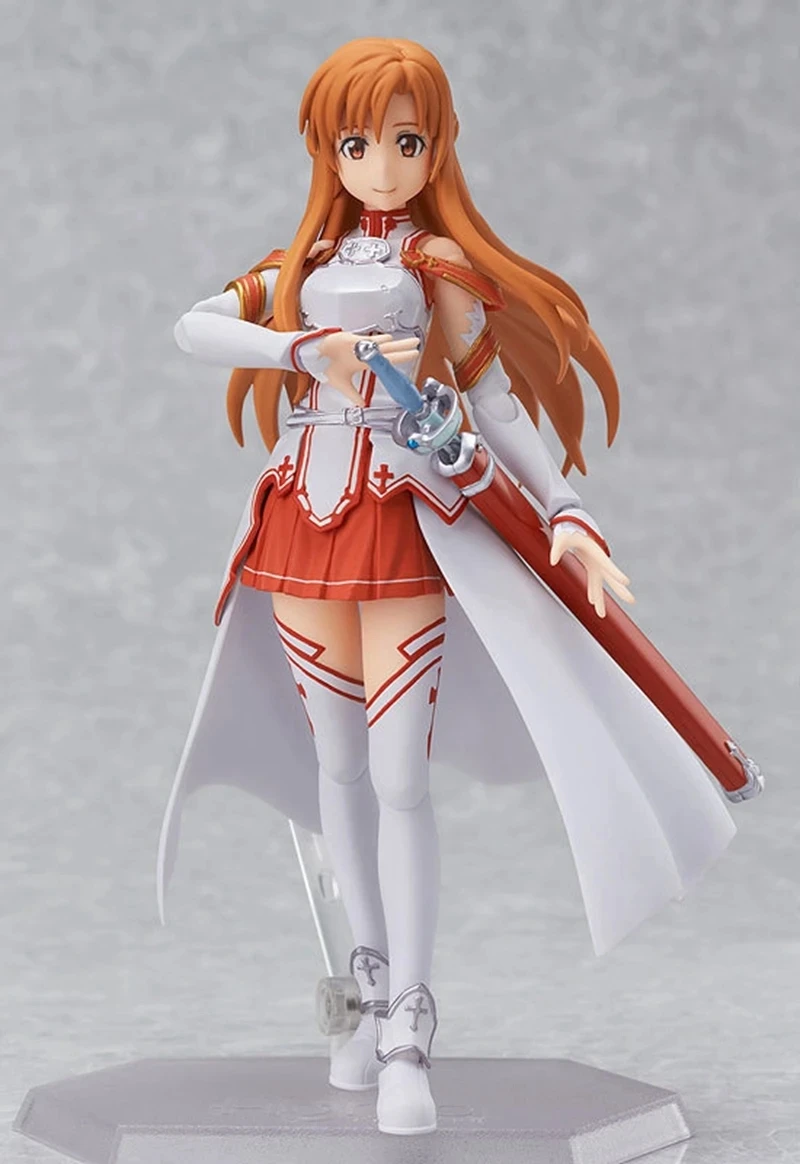 15CM Anime Figure Sword Art Online Yuuki Asuna Action Figure Standing Figure Toy with Action Face Swap PVC Collectible Gift - Image 4