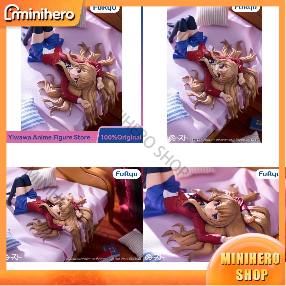 FuRyu Aisaka Taiga Toradora Anime Figure Original Noodle Stopper Collectible Model Toy Gift Bishoujo Doll Ornament