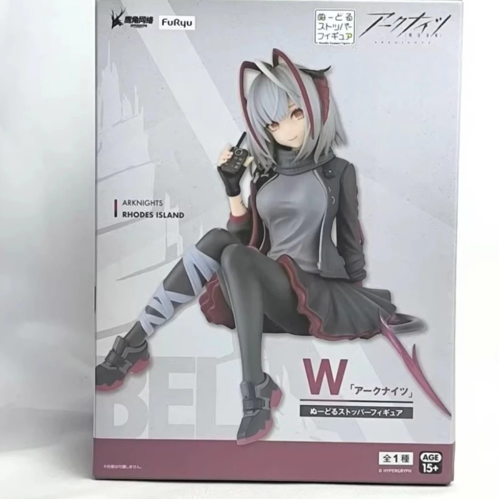 In Stock FuRyu Original Genuine Anime Game Arknights WiĆĄ'adel W Noodle Stopper Figure 12cm Collections Model Toy Figures Gift - Image 6