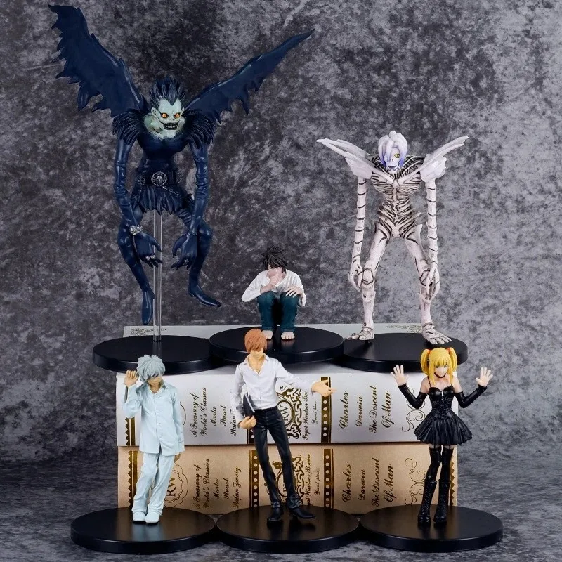 Anime Figure DEATH NOTE Yagami Light Ryuk MisaMisa PVC Standing Model Pose Static Doll Gift Ornaments Sculpture Q version 9CM - Image 4